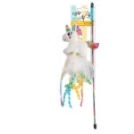 Undiță pentru pisici cu unicorn și iarba mâței – AFP Catoon Unicorn Wand