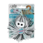 Jucărie în formă de caracatiță din fire pentru pisici, cu catnip și clopoțel, 11,5 x 8,5 x 4,5 cm – AFP Knotty Habit - Yarn Dangling Octopus - imagine 2