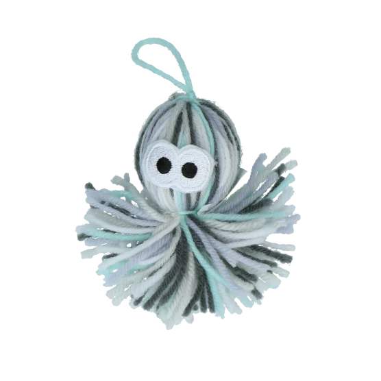 Jucărie în formă de caracatiță din fire pentru pisici, cu catnip și clopoțel, 11,5 x 8,5 x 4,5 cm – AFP Knotty Habit - Yarn Dangling Octopus - imagine 1