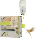 Dozator de recompense pentru pisici cu pană, 45 x 6,5 x 9,5 cm – AFP Interactives - Treat Dispenser - imagine 5