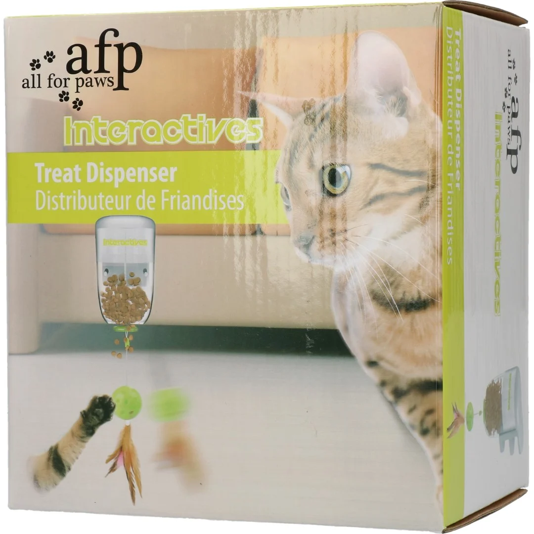 Dozator de recompense pentru pisici cu pană, 45 x 6,5 x 9,5 cm – AFP Interactives - Treat Dispenser - imagine 6