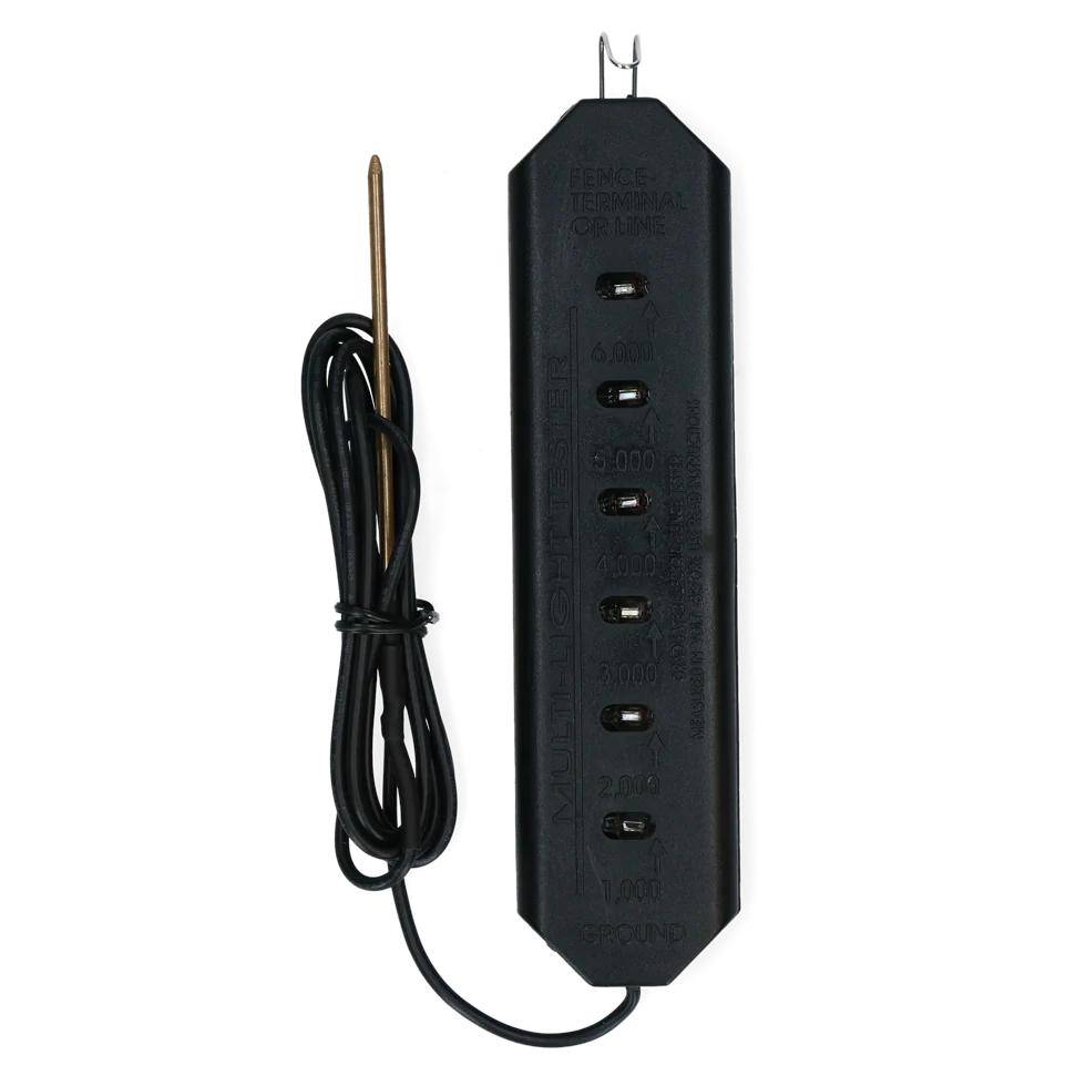 Tester pentru gard electric cu 6 niveluri LED – ZoneGuard Multilight - imagine 3