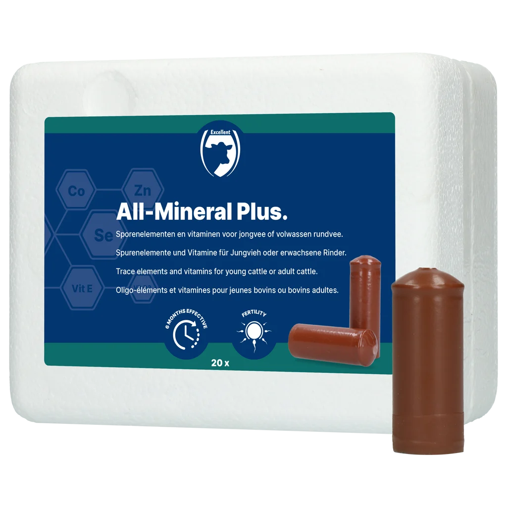 Bolus mineral pentru bovine, 20 bucăți – Excellent All-Mineral Plus - imagine 1