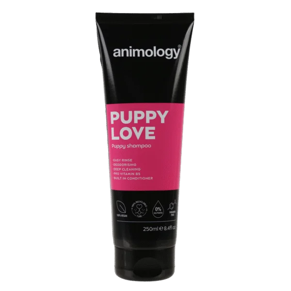 Șampon pentru pui cu piele sensibilă, 250 ml – Animology Puppy Love