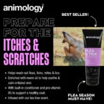 Șampon pentru câini pentru îndepărtarea puricilor și căpușelor prin spălare, 250 ml – Animology Flea & Tick - imagine 2