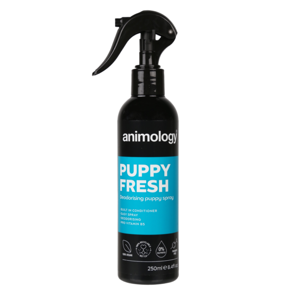 Spray pentru blana cățeilor împotriva mirosurilor, 250 ml – Animology Puppy Fresh Deodorising Puppy Spray