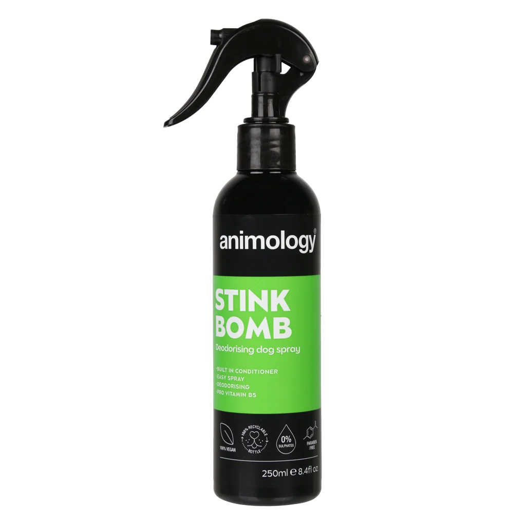 Spray pentru blana câinilor, împotriva mirosurilor, 250 ml – Animology Stink Bomb Deodorising Dog Spray - imagine 1