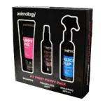 Set de îngrijire pentru căței, cu șampon, body mist și spray cu șampon, 3 produse – Animology My First Puppy Pack - imagine 2