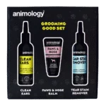 Set de îngrijire pentru urechile, ochii, pernuțele și nasul câinilor, 3 produse – Animology Grooming Good Set