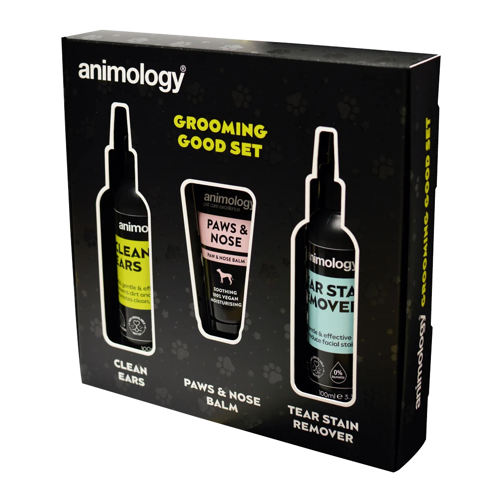 Set de îngrijire pentru urechile, ochii, pernuțele și nasul câinilor, 3 produse – Animology Grooming Good Set - imagine 2