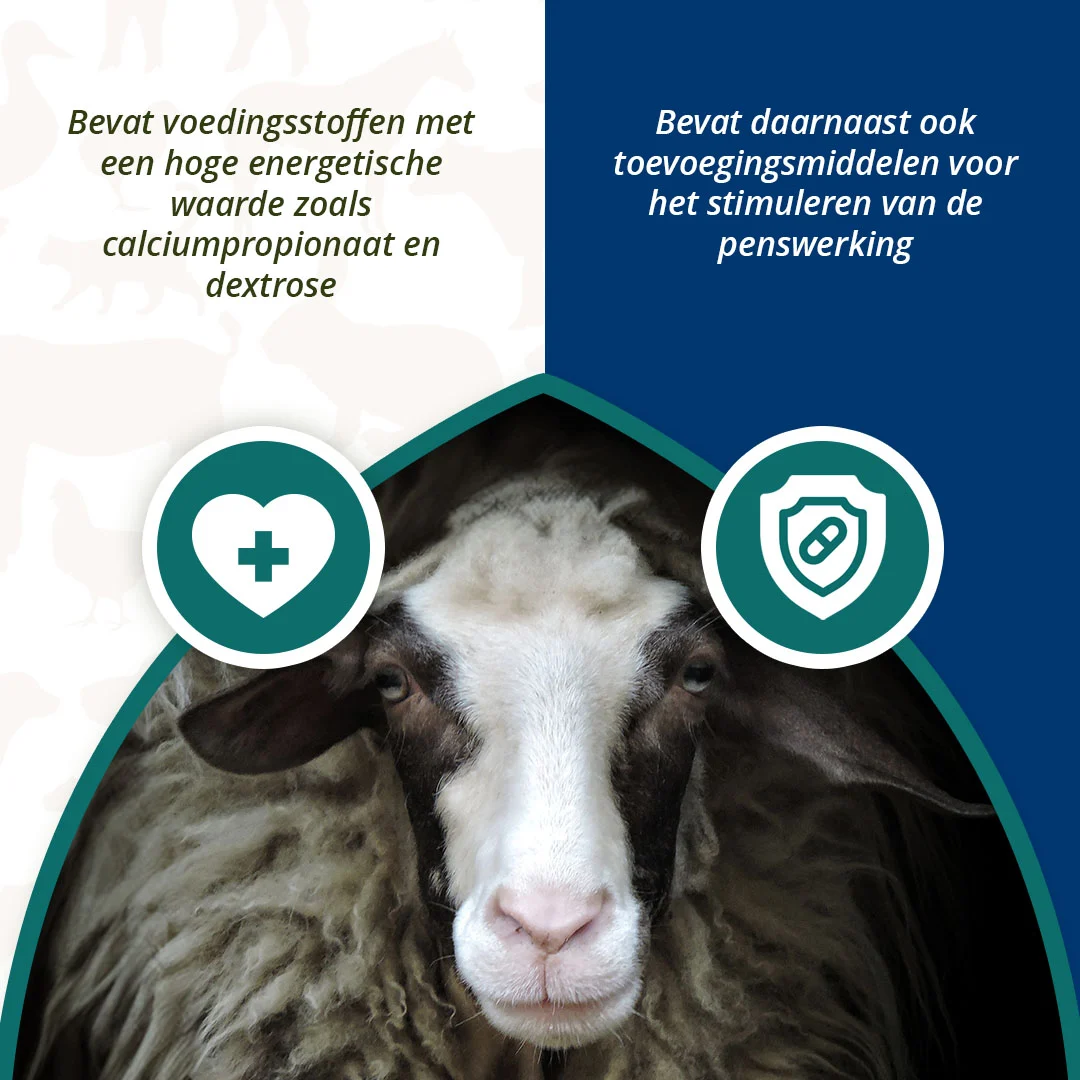 Bolus energetic pentru oi și capre, 24 de bucăți – Excellent Ener Bolus Schaap & Geit - imagine 4