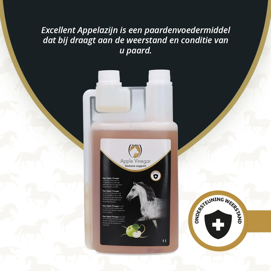 Oțet de mere pentru cai, 1 l – Excellent Horse Apple Vinegar - imagine 2