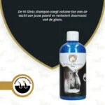 Șampon pentru cai, pentru culoarea și strălucirea blănii, 500 ml – Excellent Horse Hi Gloss Shampoo White - imagine 2