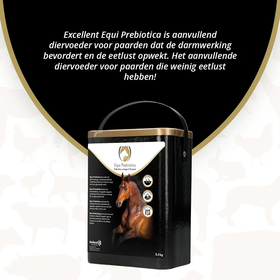 Prebiotice pentru cai cu omega 3 și drojdie, 2,5 kg – Excellent Horse Prebiotics - imagine 2