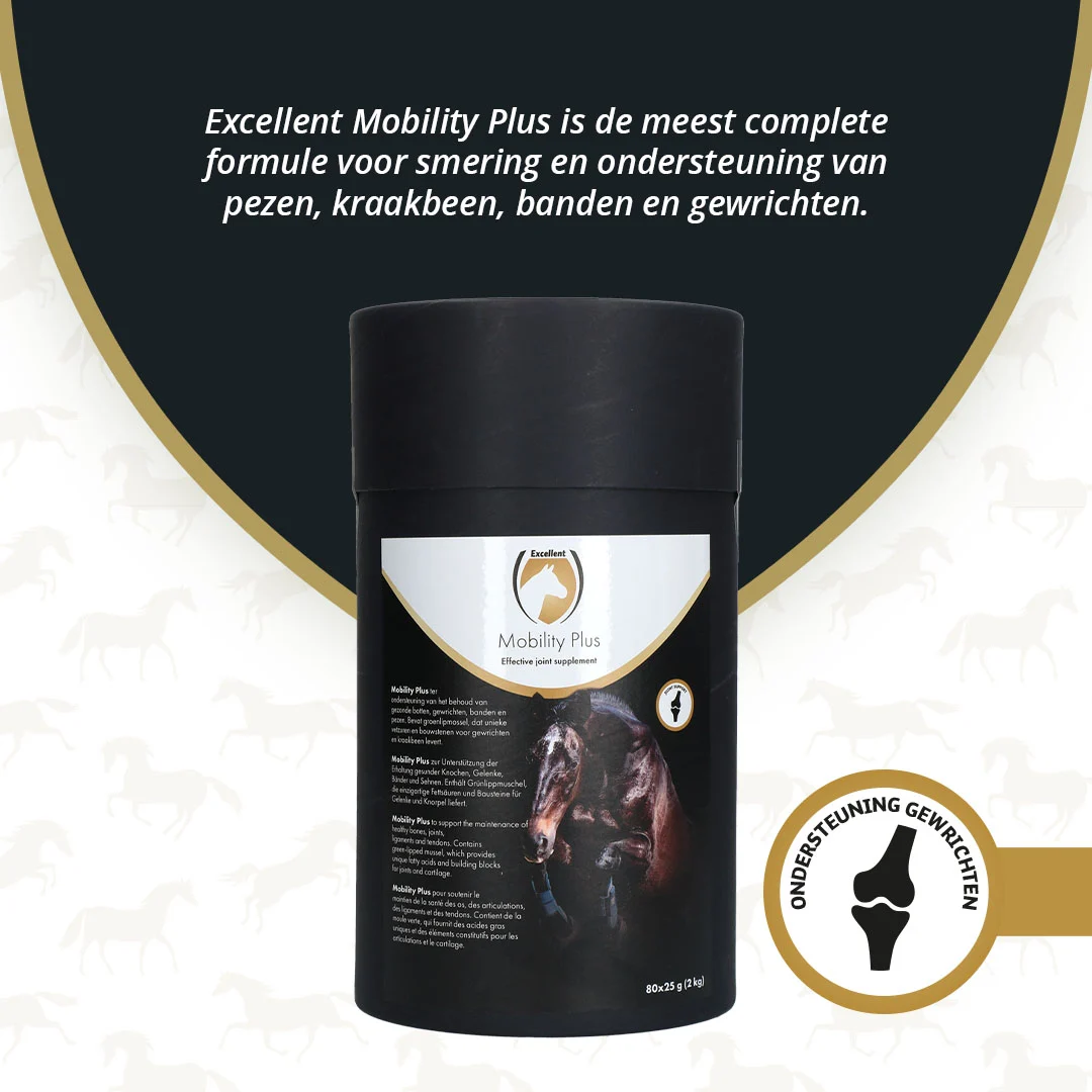 Supliment pentru articulațiile cailor, cu MSM și glucozamină, 2 kg – Excellent Horse Mobility Plus - imagine 3