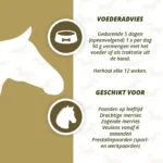 Supliment din plante pentru cai cu usturoi și mentă, 1,5 kg – Excellent Horse Parex - imagine 4