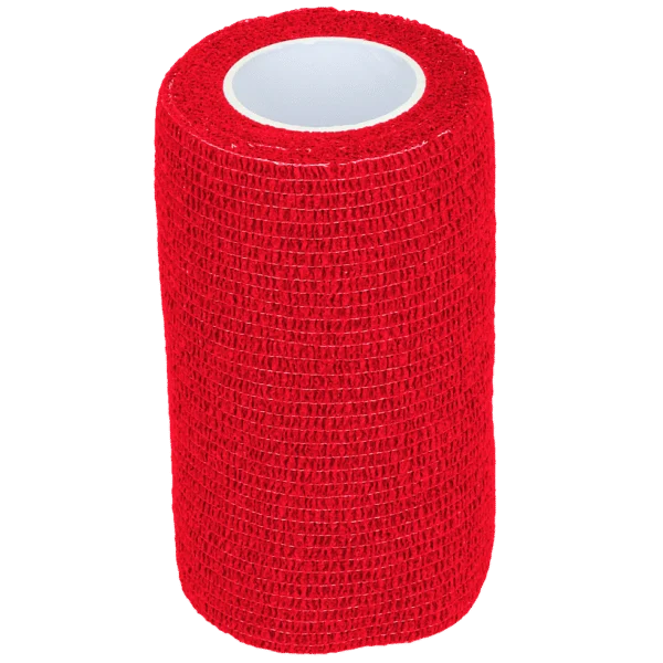 Bandaj autoadeziv pentru picioare și copite, 10 cm, roșu – Excellent Bandage Animal Profi