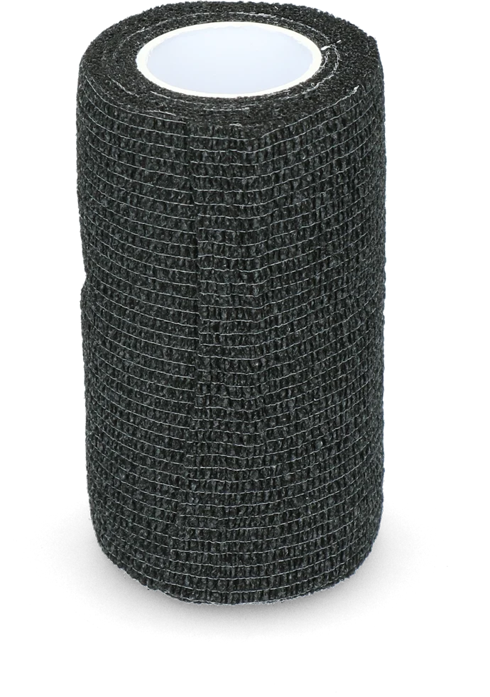 Bandaj autoadeziv pentru picioare și copite, 10 cm, negru – Excellent Bandage Animal Profi - imagine 1
