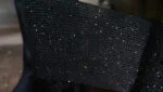Bandaj autoadeziv cu sclipici, 10 cm, negru – Excellent Animal Glitter Bandage Profi - imagine 4