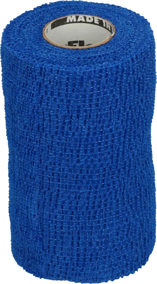 Bandaj pentru cai, albastru, 10 cm lățime și 4,5 m lungime – Andover Healthcare PowerFlex - imagine 3