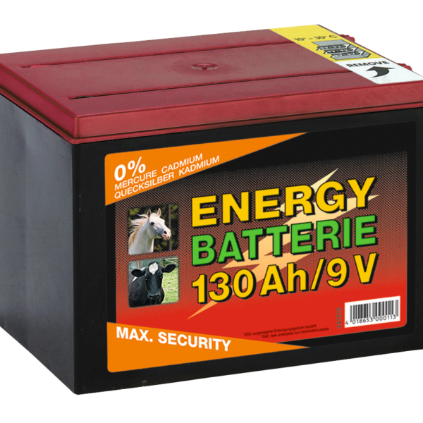 Baterie pentru gard electric 9 V, 130 Ah, 16 x 19 x 13 cm – ZoneGuard EG super