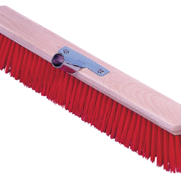 Mătură de grajd Euro Stal cu peri roșii din PVC, 50 cm