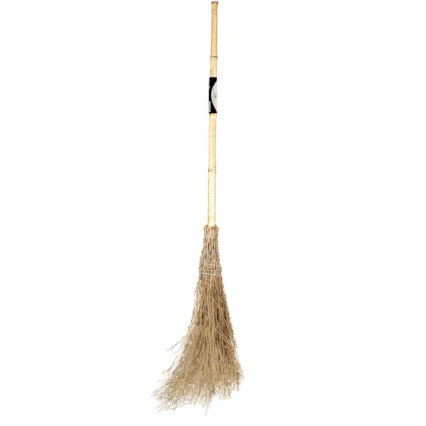 Mătură din crengi de mesteacăn cu coadă din bambus, 180 cm – Excellent Horse Bamboo Rijsbezem