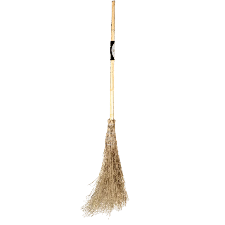 Mătură din crengi de mesteacăn cu coadă din bambus, 180 cm – Excellent Horse Bamboo Rijsbezem