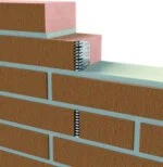 Grilaj pentru rost de ventilare în perete cu cavitate, 5 cm - imagine 2