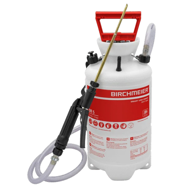 Pulverizator de pulbere cu pompă manuală, 5 l – Birchmeier DR5