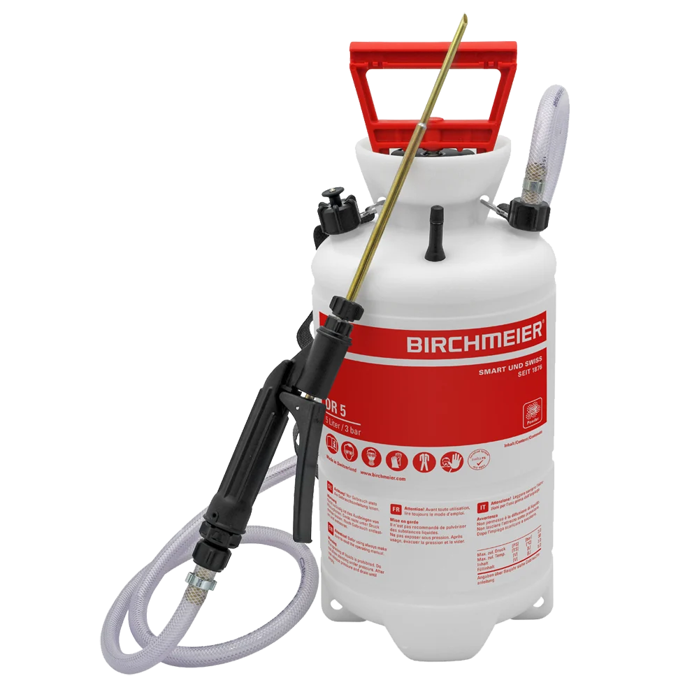 Pulverizator de pulbere cu pompă manuală, 5 l – Birchmeier DR5 - imagine 1