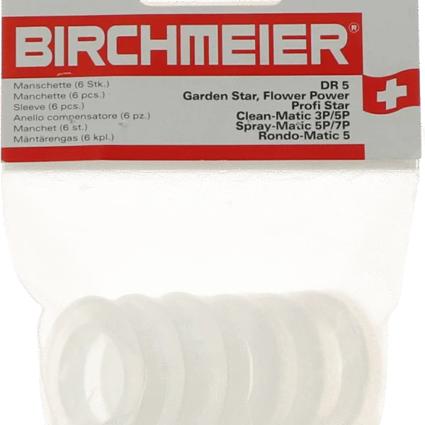 Inele de piston pentru pudrător, 6 bucăți – Birchmeier DR5