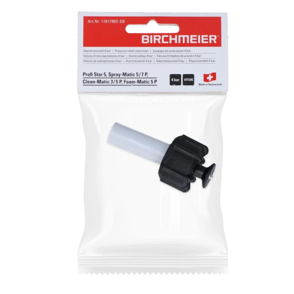 Supapă de siguranță pentru pulverizator de pulbere, 4 bar – Birchmeier DR5