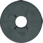 Rozete pentru zăbală din TPE, 90 mm, negre, 2 bucăți – Vplast
