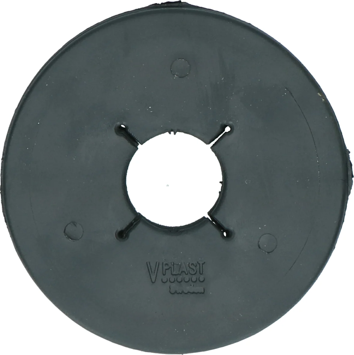 Rozete pentru zăbală din TPE, 90 mm, negre, 2 bucăți – Vplast - imagine 1