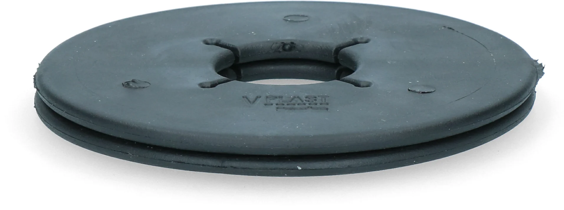 Rozete pentru zăbală din TPE, 90 mm, negre, 2 bucăți – Vplast - imagine 2