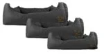 Pat pentru câini cu partea superioară impregnată și bază antiderapantă, negru, S 65 x 55 cm – Bodyguard Sofa Bed - imagine 2