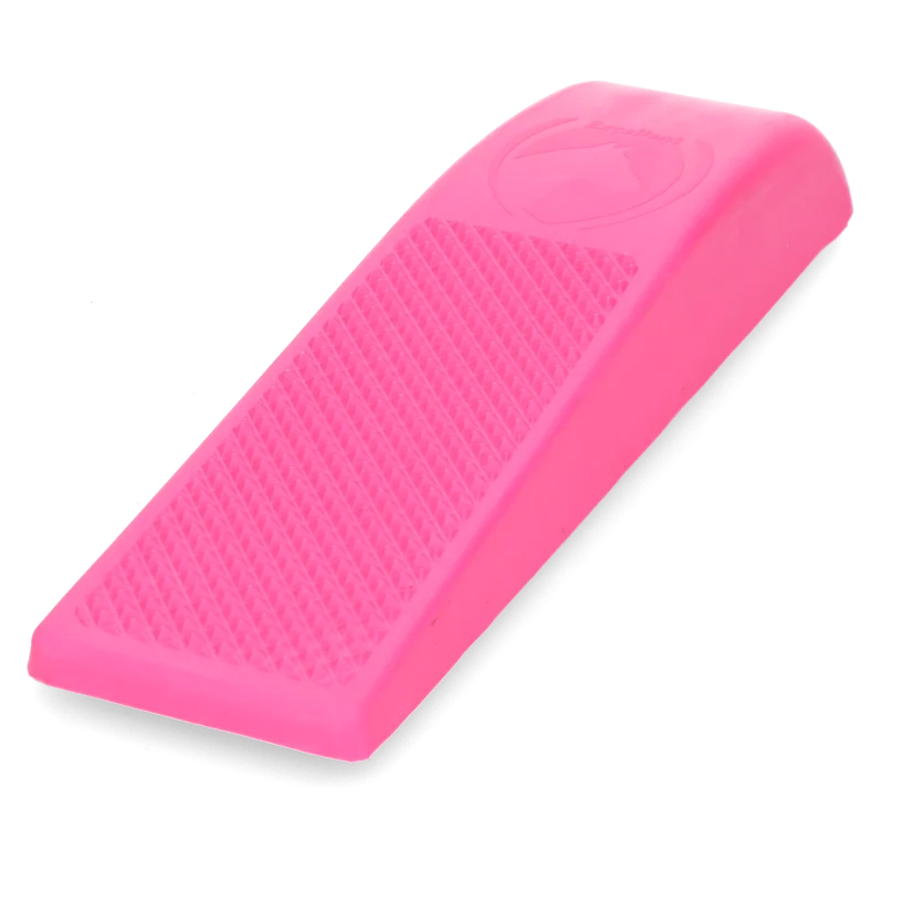 Perie pentru spălat și masat cai, roz, L, 23 x 6,5 x 3 cm – Excellent Horse Grooming Brush - imagine 3
