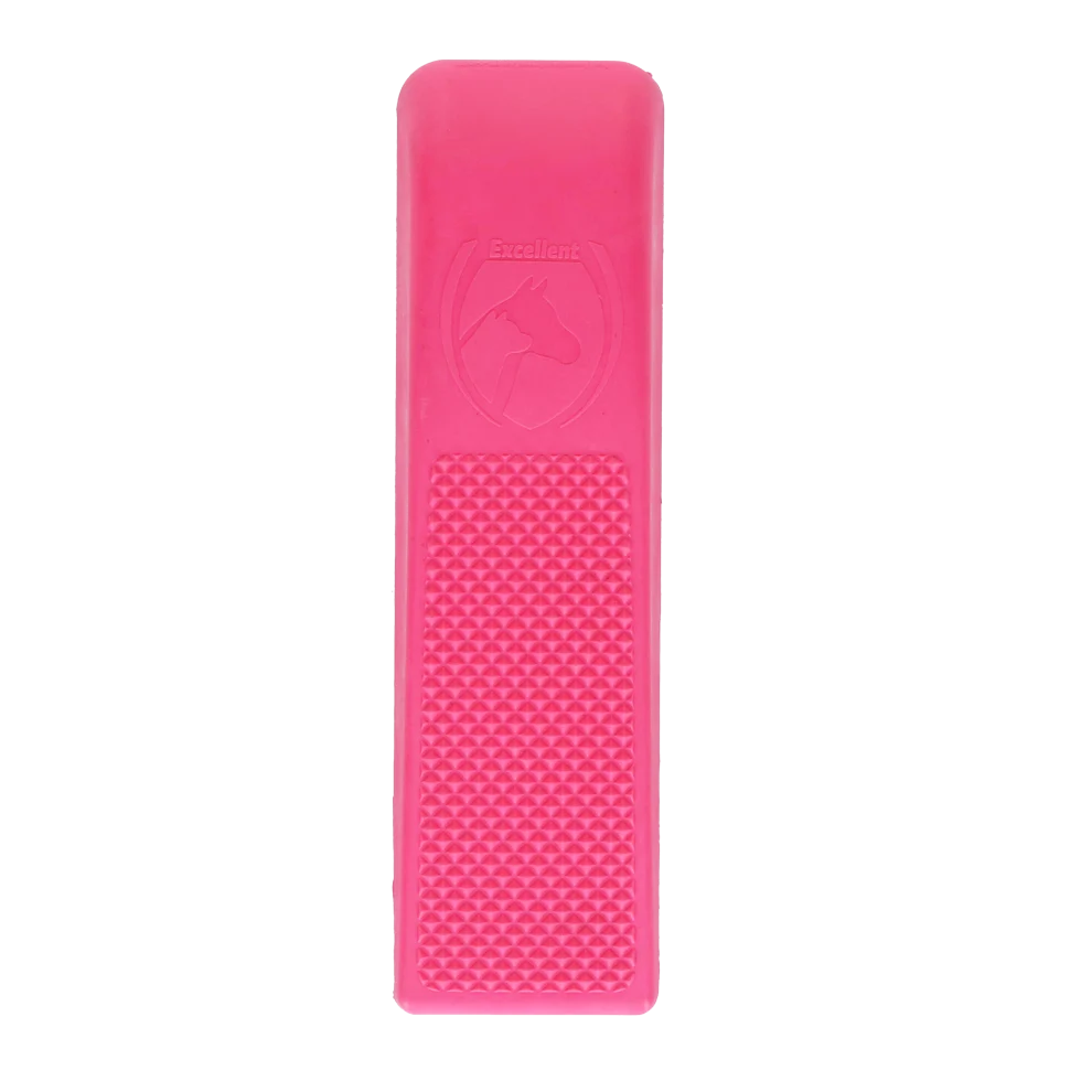 Perie pentru spălare și masaj pentru câini, medie, roz, 17,5 cm – Excellent Pets Grooming Brush - imagine 3