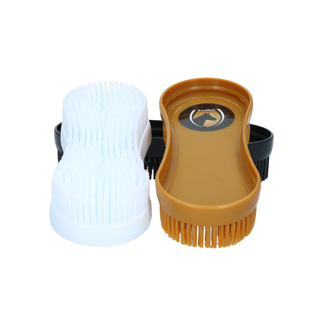 Perie pentru cai, pentru blană uscată și umedă, 3 bucăți – Excellent Horse Multi Brush - imagine 4