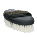 Perie moale pentru cai, cu peri de capră și partea superioară flexibilă – Excellent Horse Flexi Brush Shine