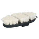 Perie moale pentru cai, cu peri de capră și partea superioară flexibilă – Excellent Horse Flexi Brush Shine - imagine 4