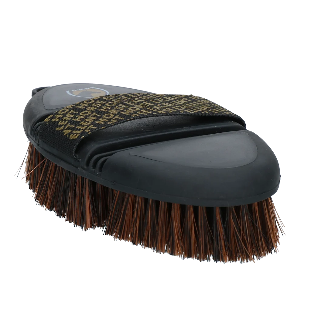 Perie moale pentru cai, pentru praf și nisip, cu partea superioară flexibilă – Excellent Horse Flexi Brush Soft - imagine 1