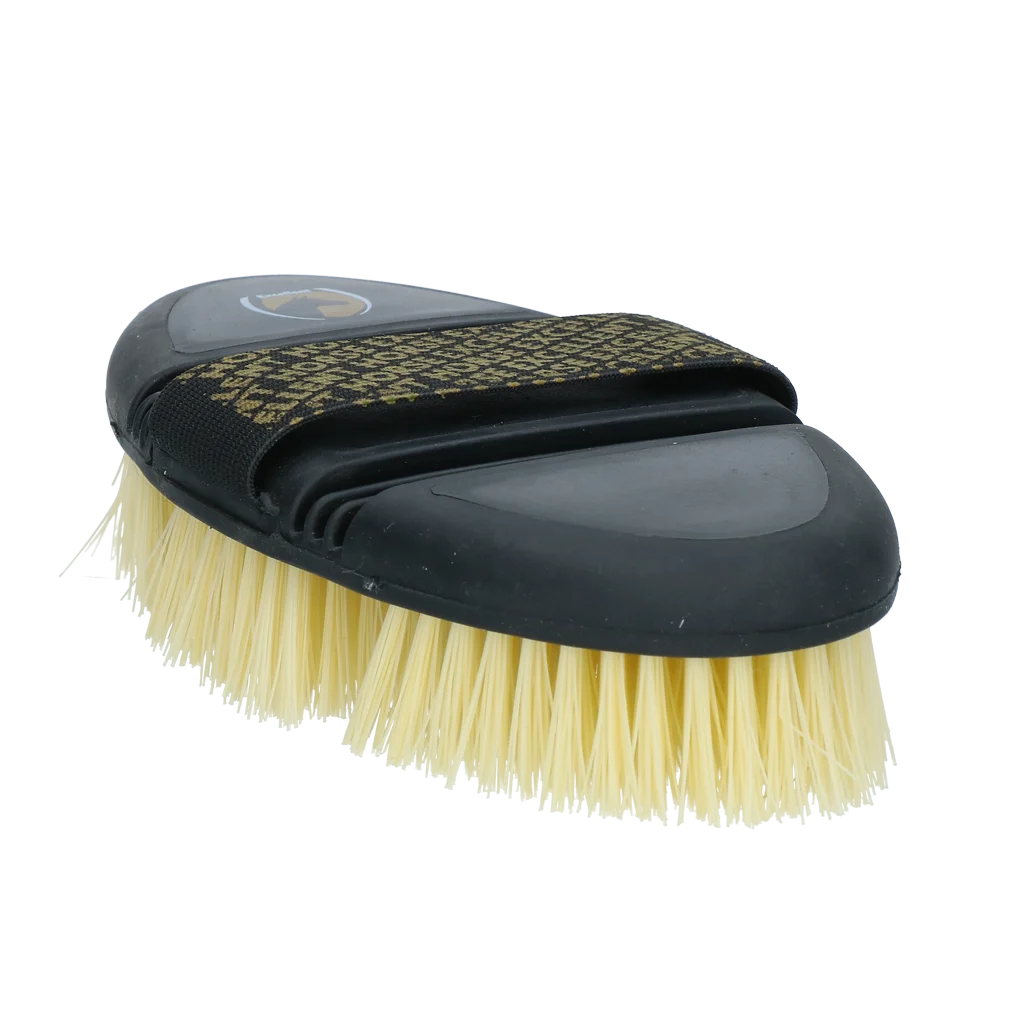 Perie dură pentru cai cu partea superioară flexibilă – Excellent Horse Flexi Brush Scrub - imagine 1
