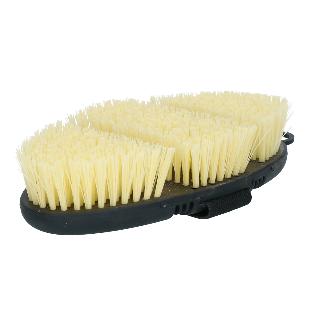 Perie dură pentru cai cu partea superioară flexibilă – Excellent Horse Flexi Brush Scrub - imagine 4