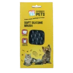Perie din silicon pentru câini cu păr lung, 12 x 6,5 x 2,5 cm – Excellent Pets Soft Silicone Brush