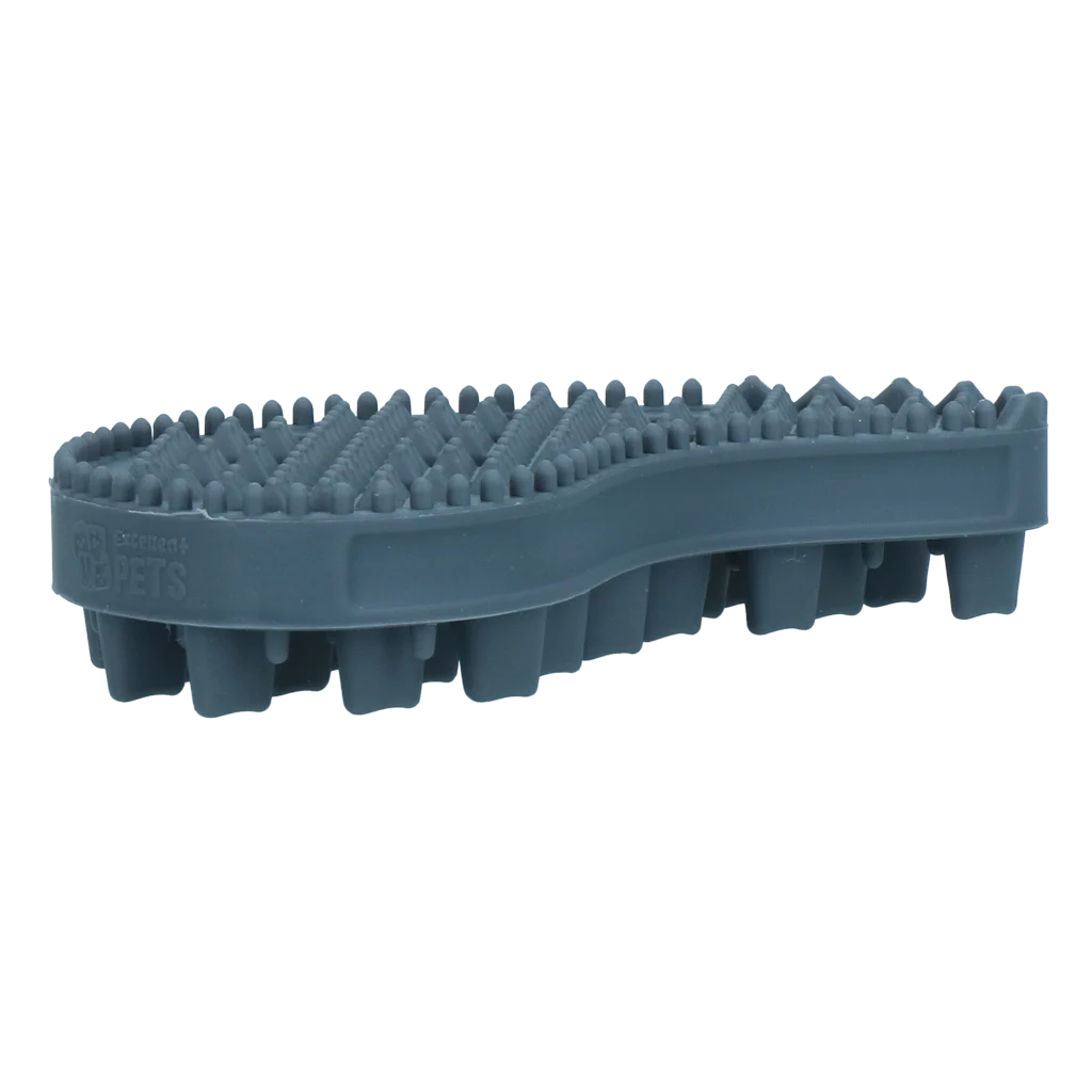 Perie din silicon pentru câini cu păr lung, 12 x 6,5 x 2,5 cm – Excellent Pets Soft Silicone Brush - imagine 2