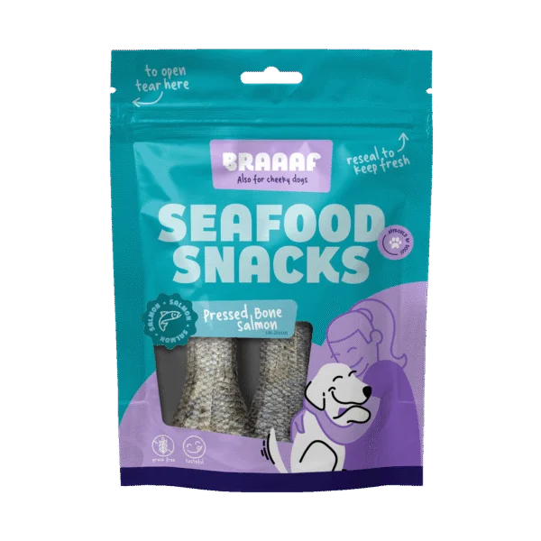 Gustare de ros cu somon, 12 cm – Braaaf Seafood Fish Bone