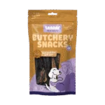 Gustare de mestecat din piele de cap de vită cu păr pentru câini, 150 g – Braaaf Butchery