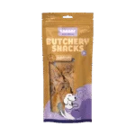 Gustare de mestecat din urechi de iepure pentru câini, 80 g – Braaaf Butchery